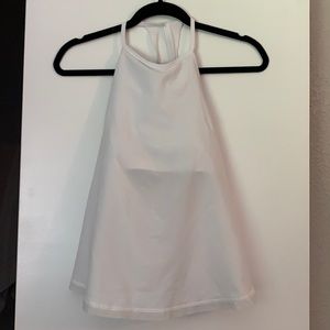 Lululemon white built in bra top